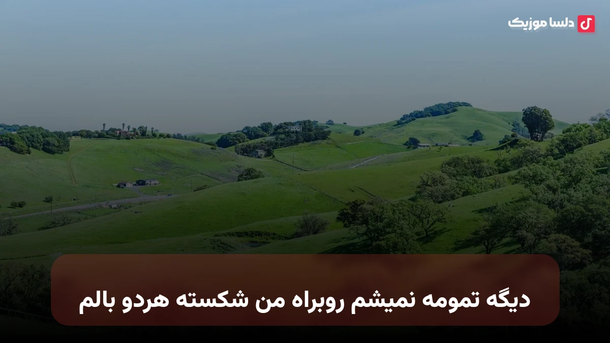 دیگه تمومه نمیشم روبراه من شکسته هردو بالم با صدای زن